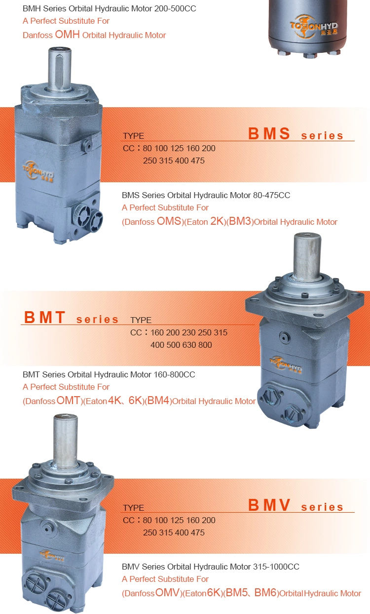 Bmm50 Omm50 Orbital Hydraulic Motor with Danfoss