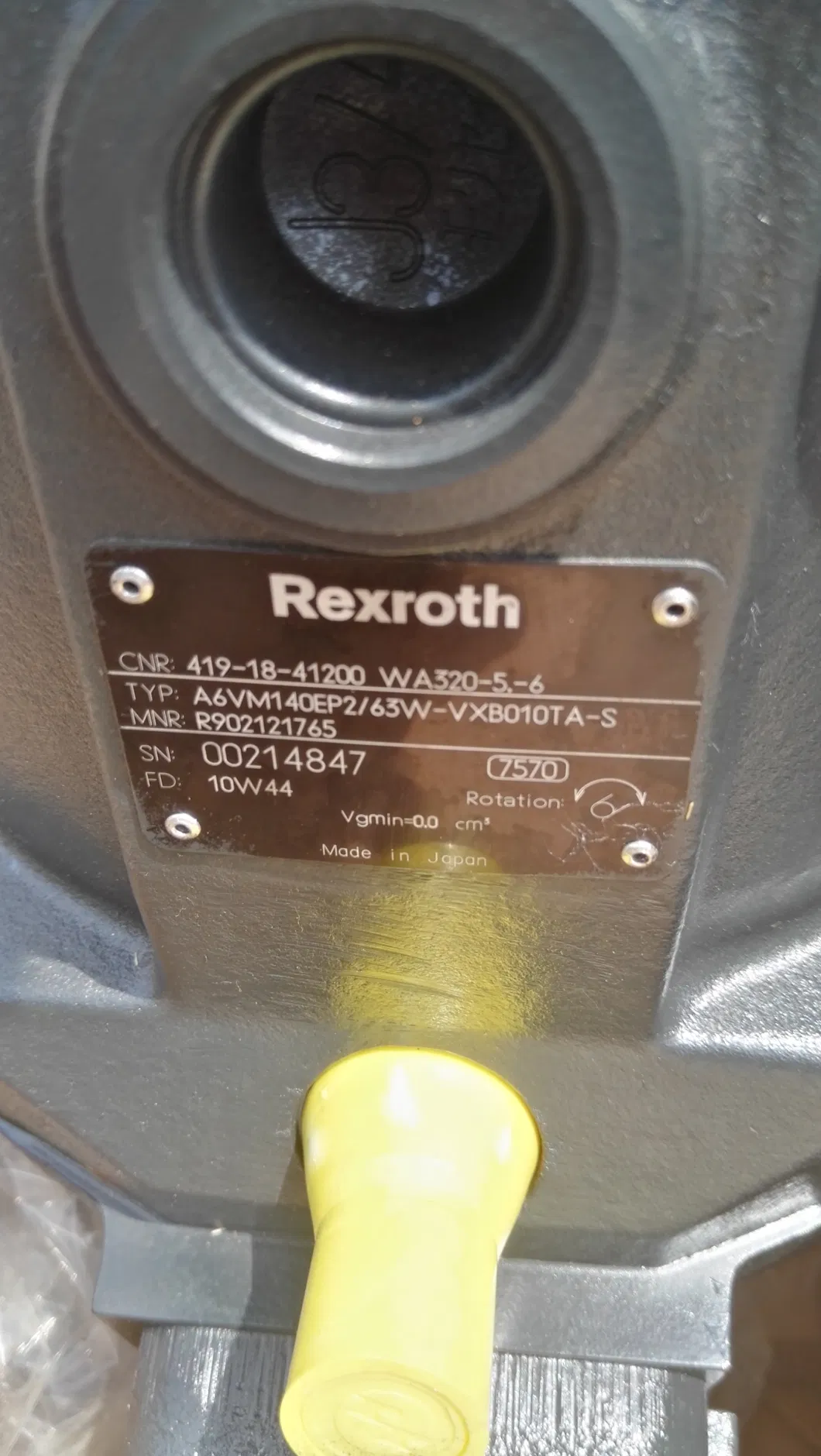Rexroth A6VM Series A6VM55 A6VM107 A6VM140 Hydraulic Axial Piston Motor A6VM107HD1D/63W-VZB010 Hydraulic Piston Motor