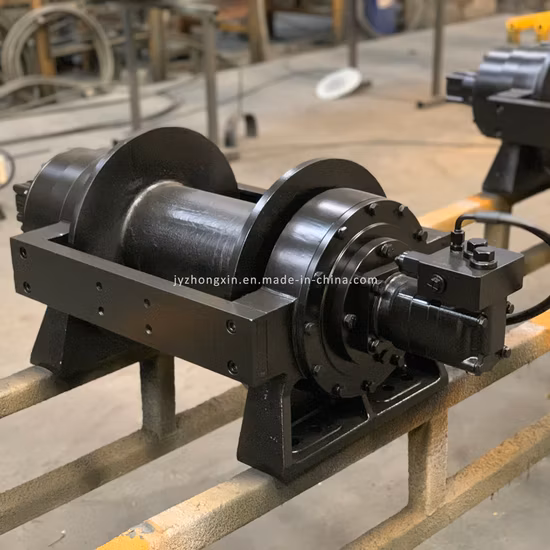 Bulldozer Winch Heavy Duty Winch Hydraulic Power 33000lbs for Rescue